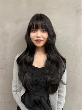 ジーナ 梅田茶屋町(Zina) レイヤーカット×フォワード巻き