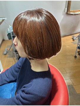 ヘアラボウィッシュ(hair labo Wish) 秋色♪オレンジブラウン