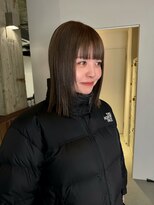 トッド(tod)&nbsp;ボブ/ストレートパーマ/縮毛矯正/グレージュ【丸の内/名古屋】