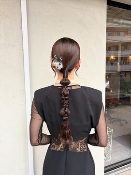 ルグラン(Le.grand) 編み下ろしお呼ばれヘア