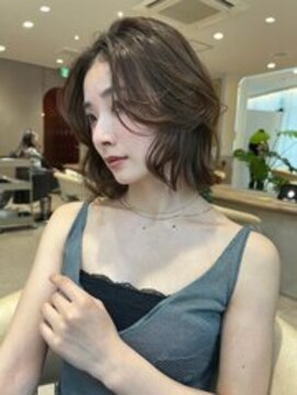 ジーナ 南砂町(Zina) 髪質改善＊大人ガーリーオリーブボブ＊美髪【Zina南砂町】