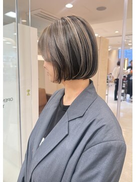 モリオ フロム ロンドン サッポロファクトリー店(morio FROM LONDON) morio札幌 札幌ボブ アンブレラカラー ブリーチカラー