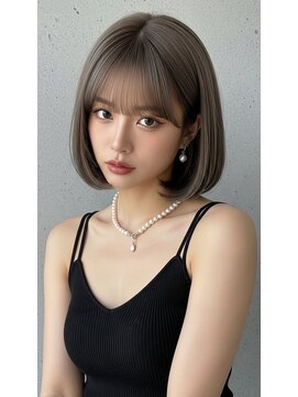 ソーホーニューヨーク ギンザ(SOHO NEW YORK GINZA) グレージュミルクティーワンカールボブ