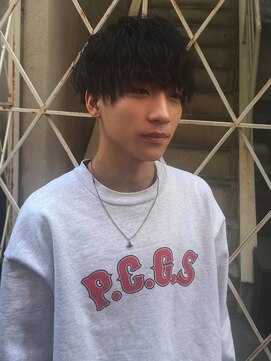 メロウ 神戸三宮(mellow) ツイストスパイラル　/緩めパーマ　/簡単セット　/モテ髪