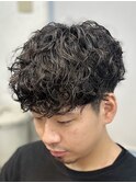 原宿ルーズパーマツイストスパイラルパーマ刈り上げマッシュ