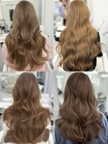 アマトウキョウスマートサロン(AMA TOKYO×Smart Salon) ヘーゼルベージュ 明るさ別 レイヤーカット 海外風