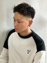 マップデザイン(map design)&nbsp;メンズショート フェード アップバング スパイキーショート 短髪