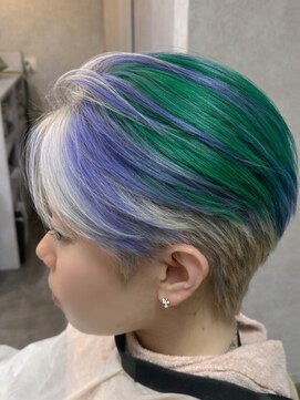 メンズ アールクリップ 表参道(ar clip) メンズブリーチスパイラルパーマツイストパーマメンズブリーチ