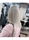 ブリーチハイライト髪質改善ダブルカラーレイヤーカット/本厚木