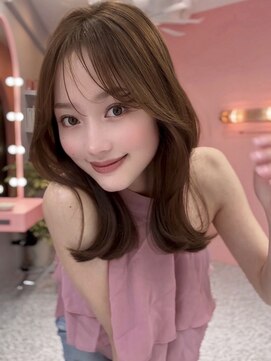 ボタン コロン 表参道 原宿(VOTAN COLON) くびれミディアム/ミディアムレイヤー/顔まわりカット