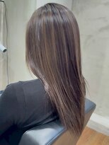 ヘアプレイスソル (HAIR PLACE SoL)&nbsp;透明感シアーブラウン/ハイライト/ストレート