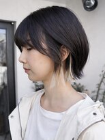 デュッカ(ducca) ショートボブ×インナーカラー