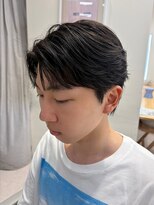 ハニー 町田(HONEY)&nbsp;韓国風センターパート ブルーブラック１