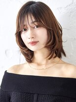 ラフィス ヘアー リノ 三宮店(La fith hair lino) 【La fith】レイヤーボブ×シースルーバング