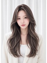 アミリー ひたち野うしく店(Amily)&nbsp;ハイライトバレイヤージュダブルカラーケアブリーチ20代30代