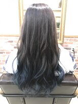 ティグルフォーヘア(TIGRE for hair) グレージュ×グラデーション×ブルー☆ニュアンスカラー