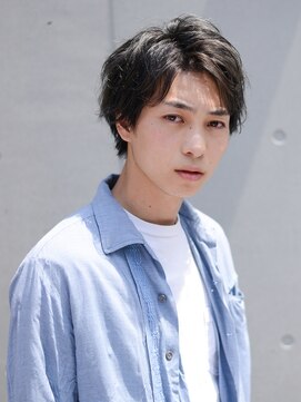 エムクランメイクス 原宿 表参道(m.clan MAKE'S) 流しバングのナチュラルショート【MAKE'S m.clan原宿 矢沢和也】