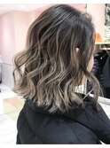 『AUSTIN』大人無造作カール×デザインカラー