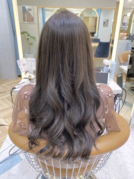 ロンドプランタン 恵比寿(Lond Printemps) 大人可愛い透明感フォギーベージュウェーブロングヘア