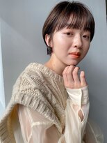 フィルムス 銀座(FILMS) レイヤーカット/デザインカラー/ウェットヘア/オリーブベージュ