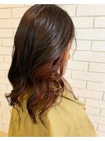 サボン ヘア デザイン カーザ(savon hair design casa+) インナーピンクカラー