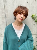 フラミューム たまプラーザ(flammeum)&nbsp;暖色系カラーのマニッシュショート【たまプラーザ】