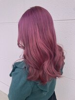 アース コアフュールボーテ 伊勢崎(EARTH coiffure beaute)&nbsp;ダブルカラーくびれミディピンクカラー