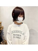 ミント(mint) ウルフショート/ウルフボブ/ボブルフ/ウルフカット/グレージュ