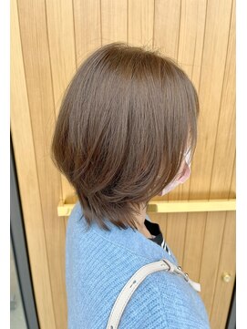 シャメル(Chamel) 外ハネウルフレイヤーひし形◇オージュアトリートメント