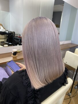 シカ 神戸三宮元町店(Cica) 神戸三宮元町　ピンクラベンダー　ハイトーンカラー