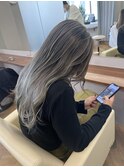 シャドールーツ ハイライト シルバー デザインカラー 三宮 元町