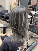 レイヤーカットくびれヘアカットバレイヤージュケアブリーチ