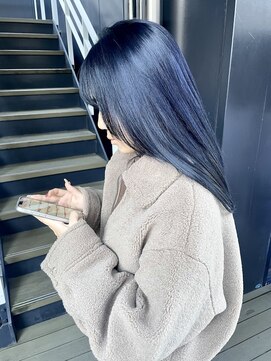 シオ ヘアー デザイン(Sio. hair design) ハイトーンブルー