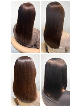 美容室フルール 20代30代40代髪質改善トリートメント艶感ストレート透明感