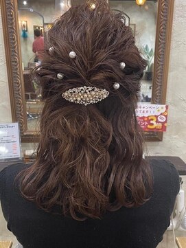 ハツメイ 川崎西口店(HATSUMEI) 大人かわいい☆こなれミディ×ネビージュ