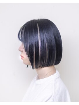 ルプラ ガーデン(le-pla garden) インナーカラー#切りっぱなしボブ#ケアブリーチ#ダブルカラー