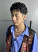 ベリーショート/メンズショート/ピンパーマ/スパイキーショート