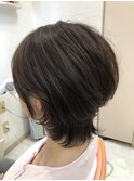 くせ毛を生かしたスタイル★レイヤーあり