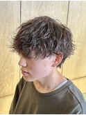 波巻きスパイラルパーマツイストスパイラルパーマシャドウパーマ