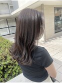 くすみベージュ　秋カラー　モカブラウン　ブリーチ無し