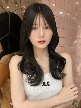 ルームバイシー 新宿(Loom. by Sea) レイヤーカット×ショコラアッシュ【モテ・愛され /小顔ヘア】