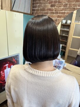 リラクオーレ 三宮 元町(LIRA CUORE) 丸っとボブ×酸性縮毛矯正
