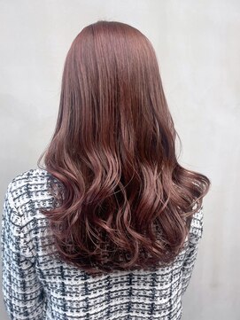 アイティー バイ アルバム 浦和店(IT by ALBUM) フェミニンロングウェーブミディアムメルティカラー_ba500622