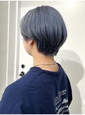 ブルーシルバーケアブリーチハイトーンデザインカラー