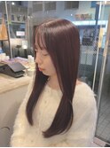 ○メルティーカラーフェミニンロング似合わせカットミディアム
