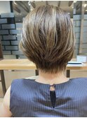 ハイライトと相性が良いショートデザイン！