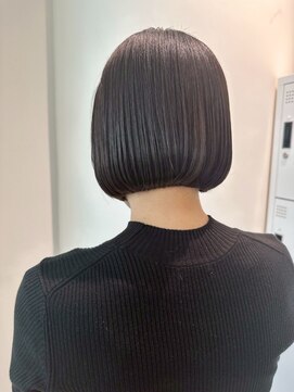 ムード(MOOD,) 暗めカラー/グランマッシュ[レイヤーカット/髪質改善/銀座]