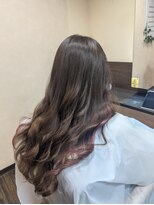 レアナ バイ ニーナ(Leana by NINA)&nbsp;プルエクステでイメチェン　インナーカラー