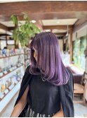 パープル × ロングレイヤー