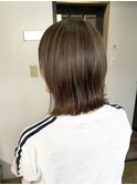 細めハイライトボブ